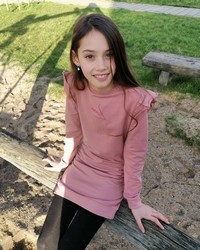 children in a skirt