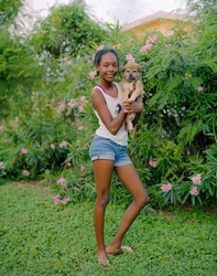 children in a skirt